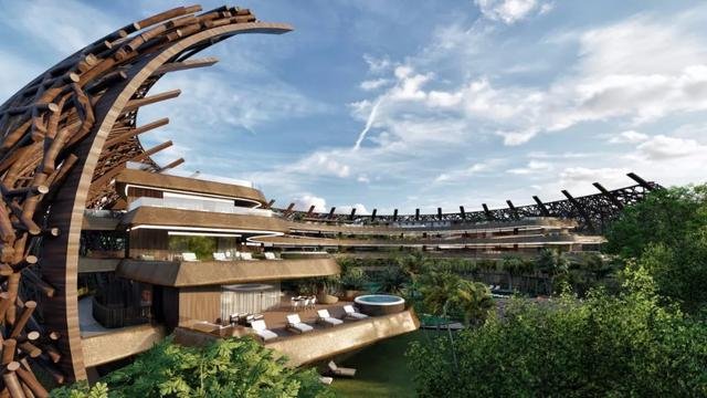 睡"破茧而出"的鸟巢酒店,是怎样的体验