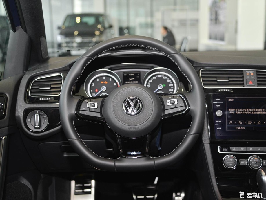 传说中的"蓝针"大众? 静态体验大众高尔夫r