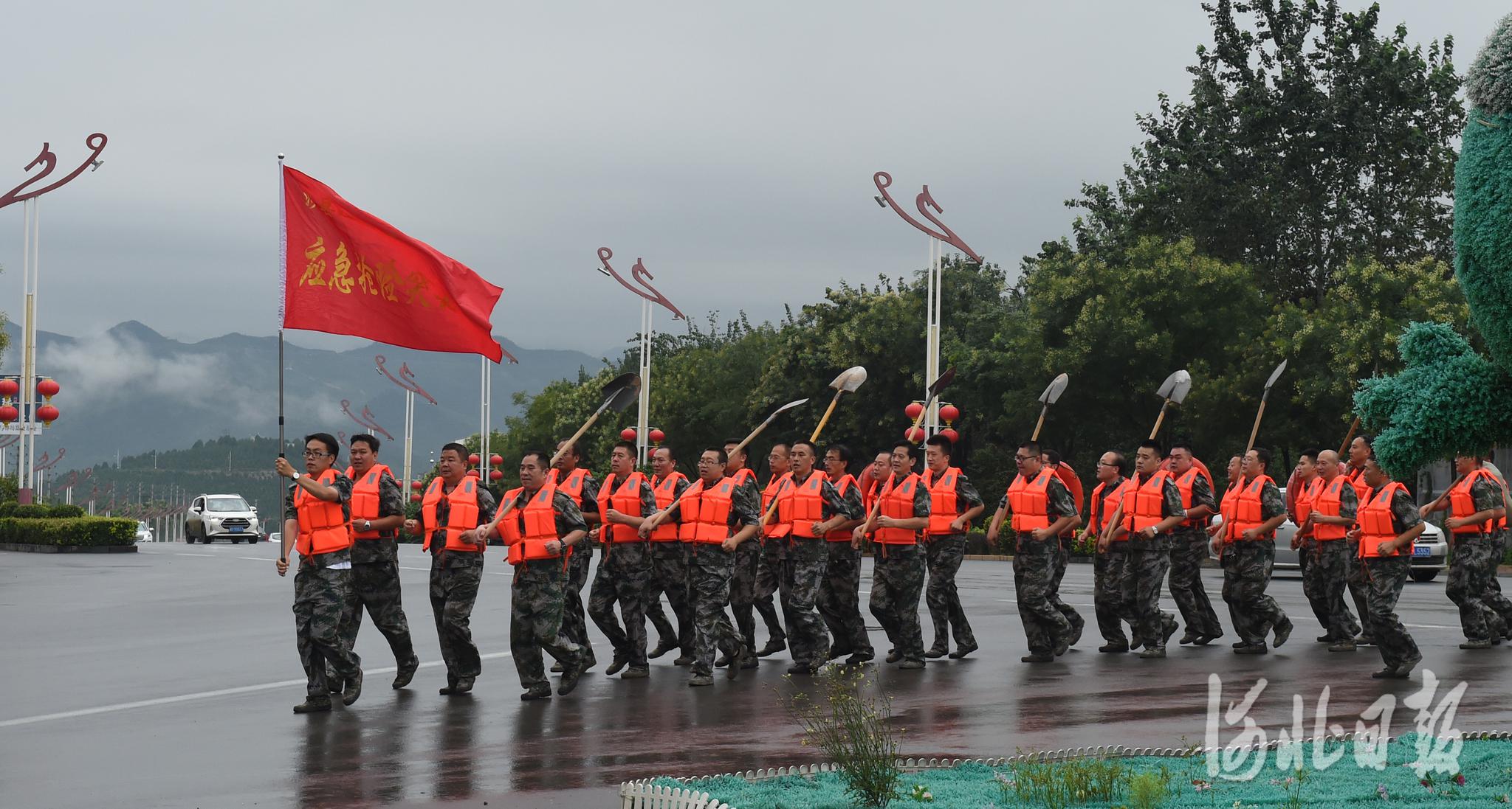 河北涉縣:枕戈待旦應對汛情