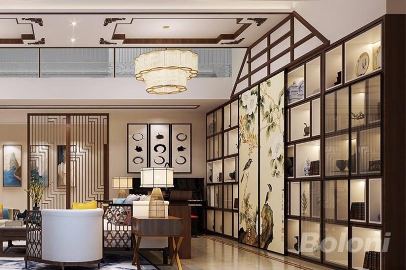 中式风格loft装修案例,314平米的房子这样装才阔气!