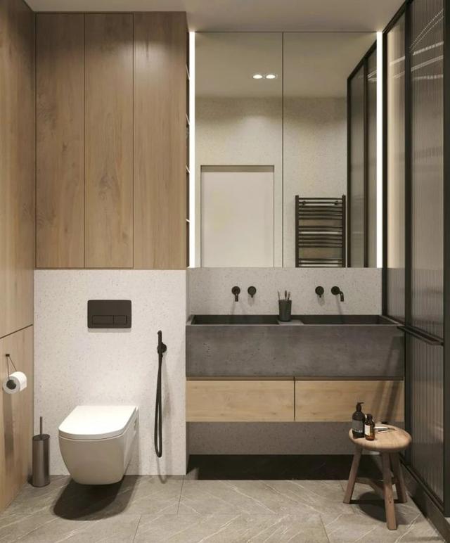 卫生间这样设计也太美了|卫生间|实用性|洁具_新浪新闻