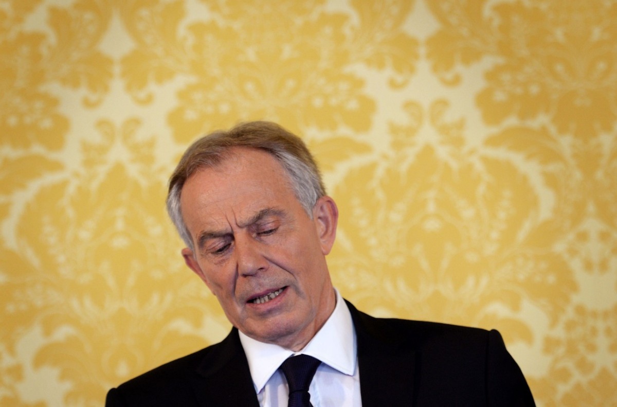 英国前首相托尼·布莱尔 资料图 图源:新华社