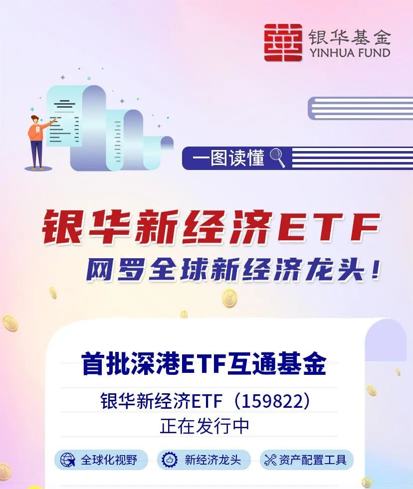 一图读懂丨银华新经济ETF，网罗全球新经济龙头！