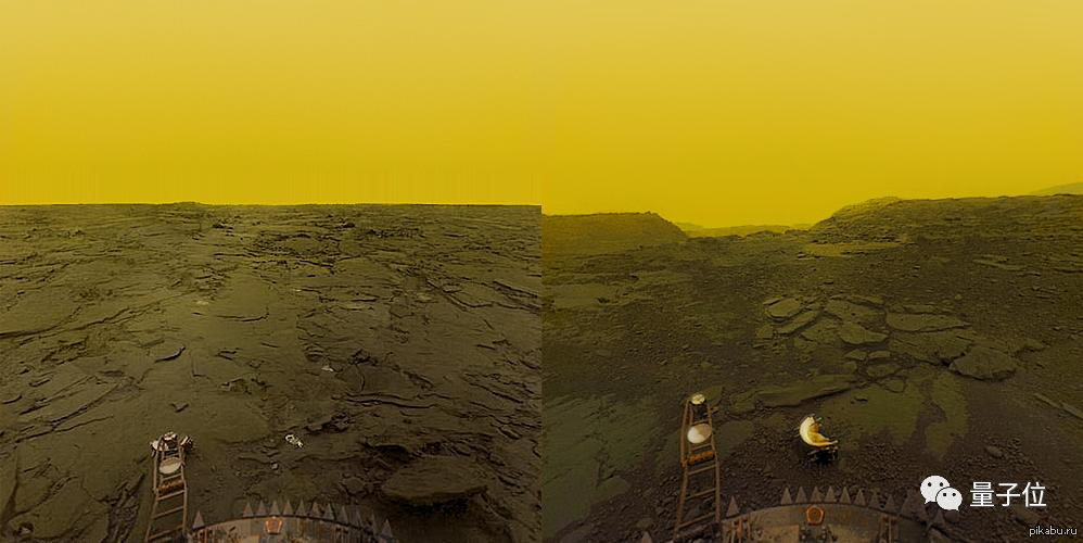 △ 前苏联“金星14号”探测器拍摄的金星表面