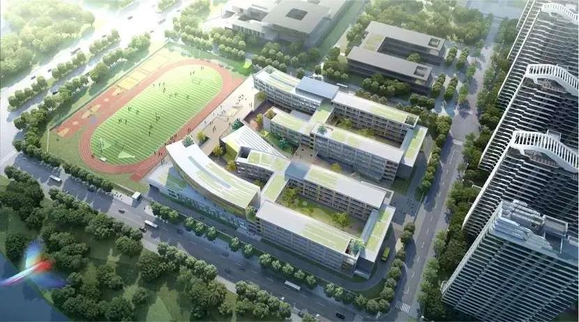 襄阳五中华侨城实验学校效果图在学校教育之上,襄阳华侨城探索校园