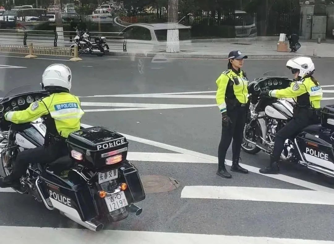  网传某地交警使用哈雷摩托车（图源：网络）