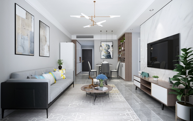 花3万元装修这套90平米的三居室,北欧风格,给大家晒晒!