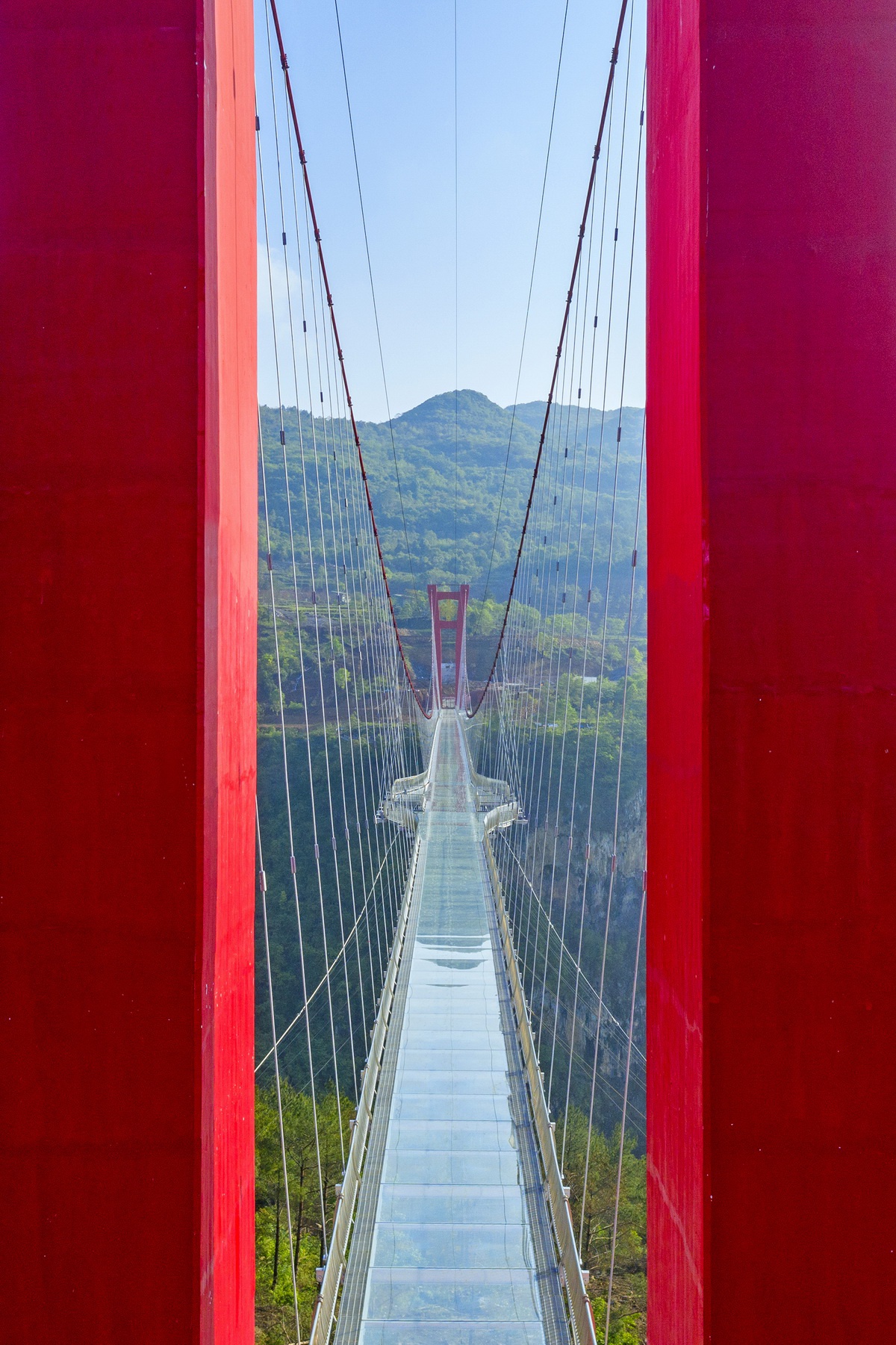 湟川三峡玻璃桥高度图片
