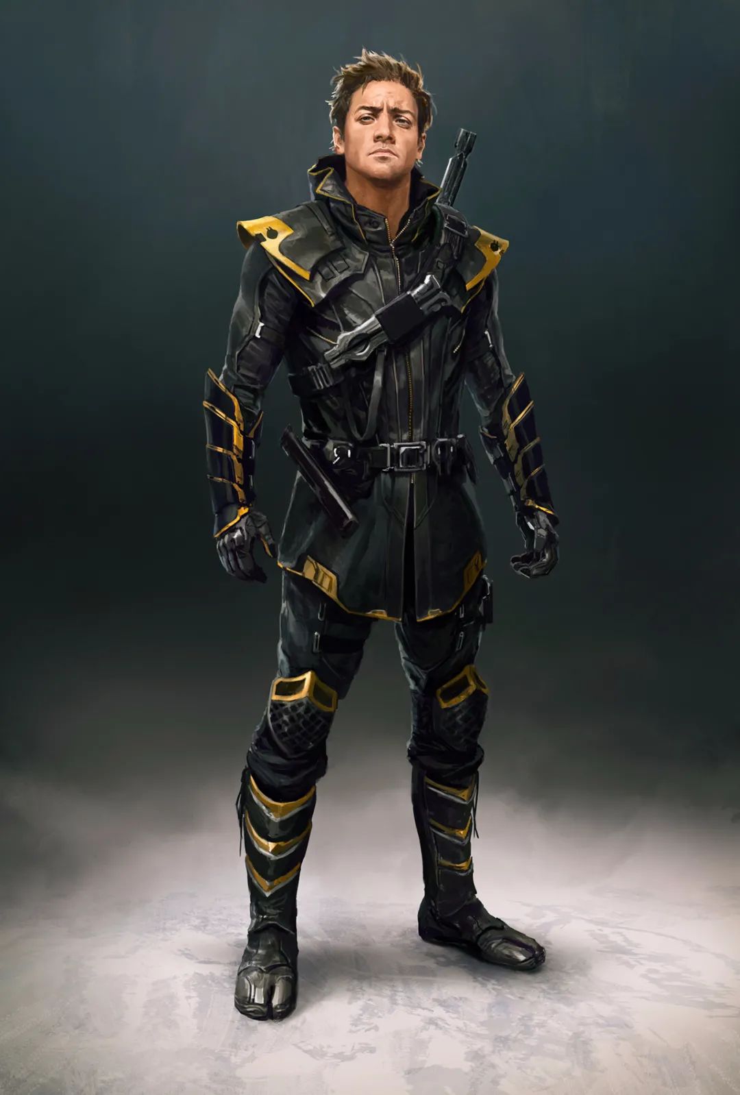 在这版《复联4》概念图中,浪人鹰眼留有小胡子|漫威|鹰眼_新浪新闻