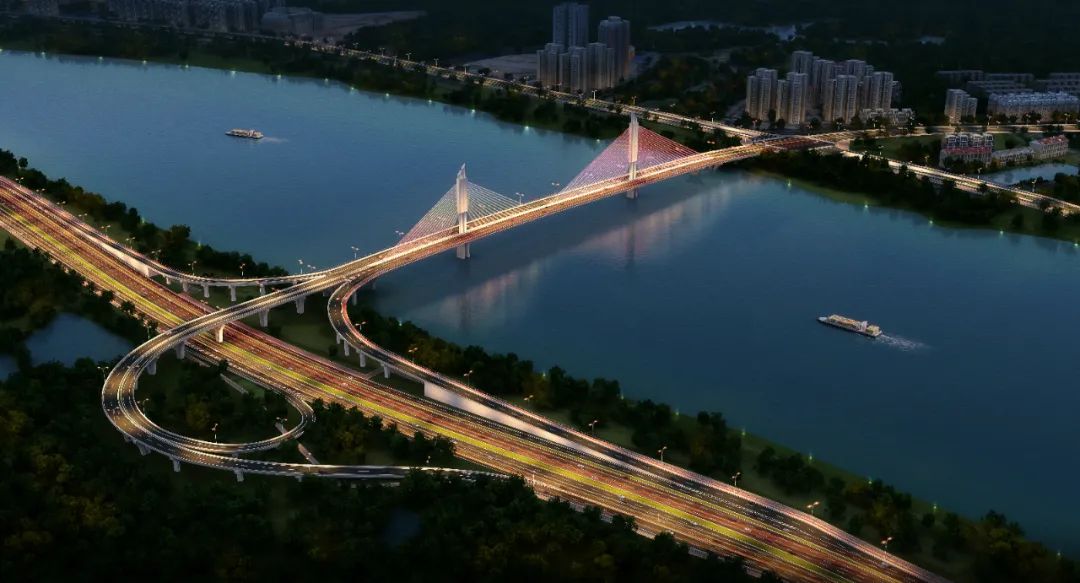 江南大道博罗段,双龙大道今天正式通车,同时还有一座跨江大桥正式动工