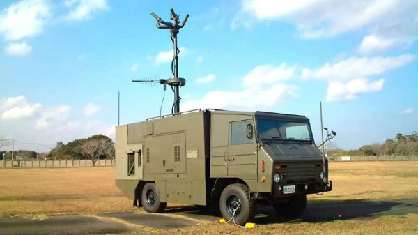 日本陆上自卫队使用的车载网络电子战系统。（日本《日经亚洲评论》杂志网站）
