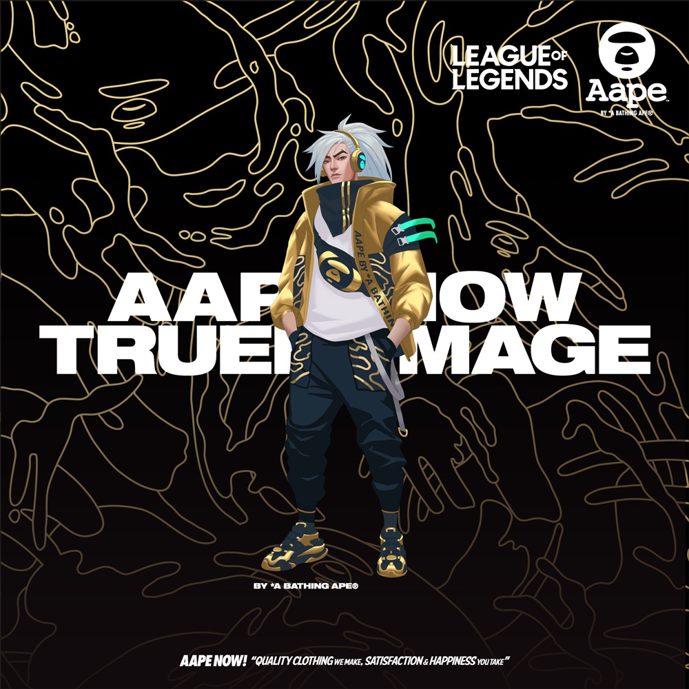 aape联名英雄联盟至臻亚索皮肤特效太帅了