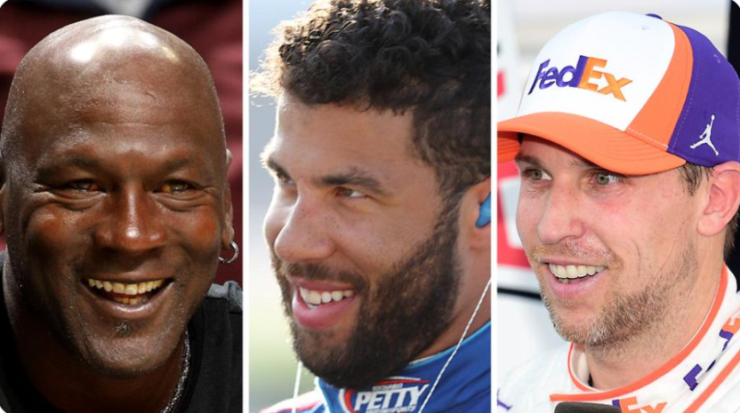 黄蜂老板迈克尔-乔丹和赛车手denny hamlin建立一支nascar车队,他的第