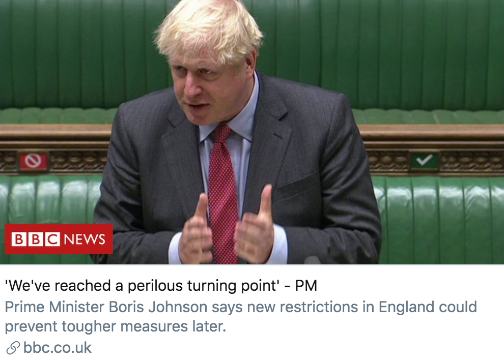 我们正处于一个“危险的转折点”。/BBC报道截图