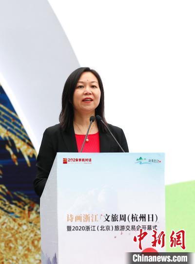 杭州市文化广电旅游局党组书记,局长楼倻捷 富田 摄