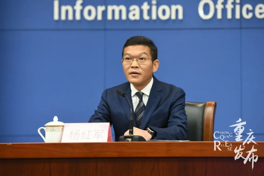 杨红军回答记者提问&nbsp;邹乐&nbsp;摄