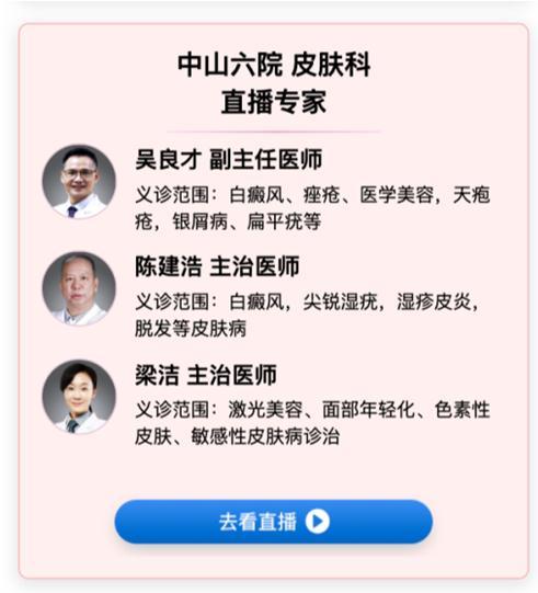 中山大学附属第六医院皮肤科联合好大夫在线开展免费义诊