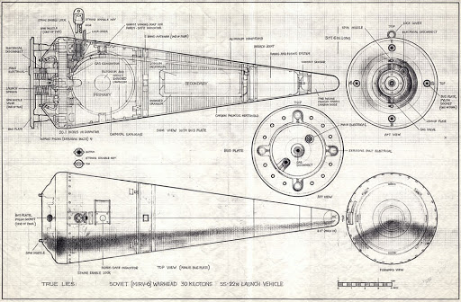 隆·科博为《真实的谎言》设计的核弹头