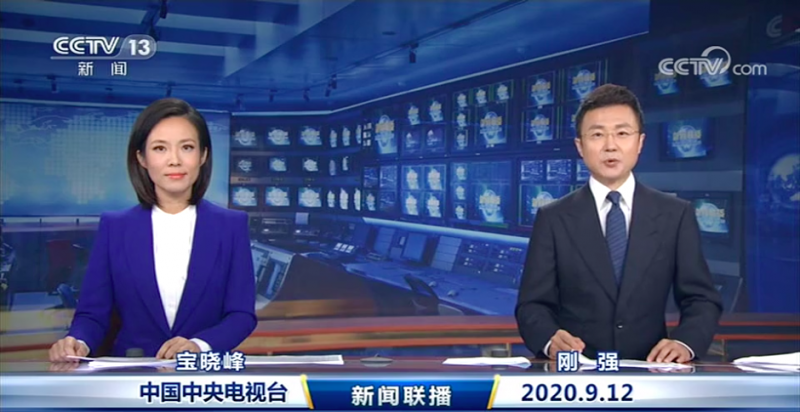 新闻联播再上女主播