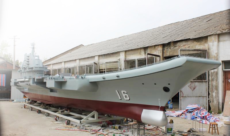 扬州模型达人复制"中华第一舰" 今出征省海模比赛