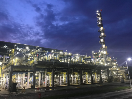 图为中科广东炼化杜邦stratco烷基化装置