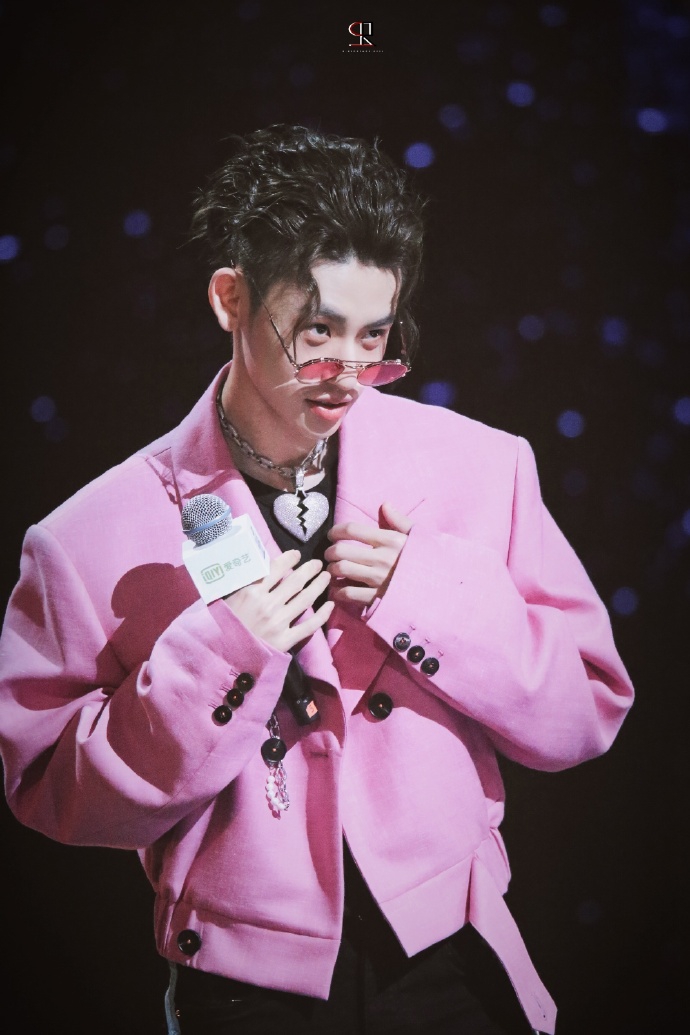 近日,小鬼王琳凯现身《跨次元新星》发布会现场,他身着粉色西装搭配