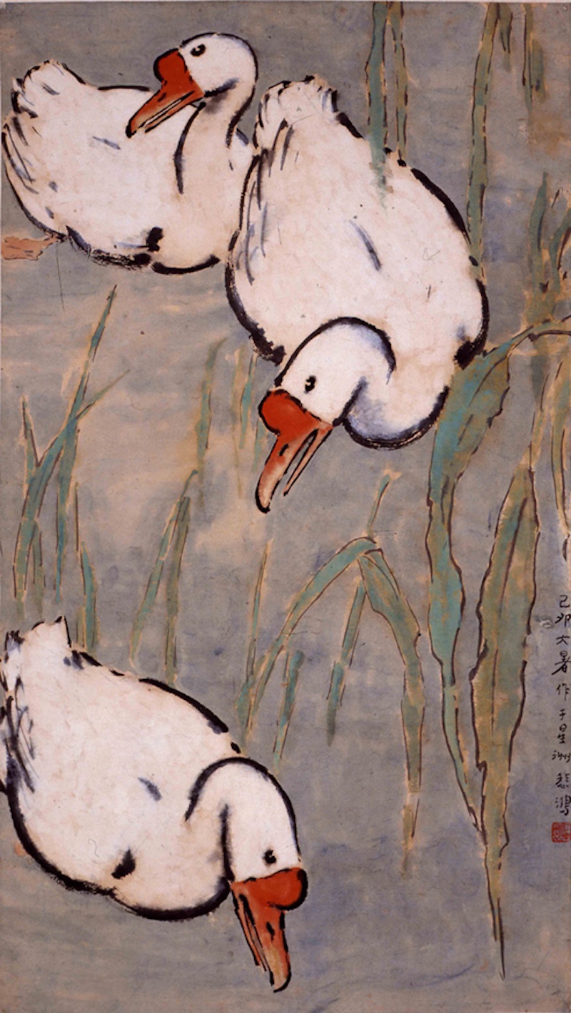 在神不在貌,从徐悲鸿藏任伯年画作看"大师眼中的大师"|任伯年_新浪财