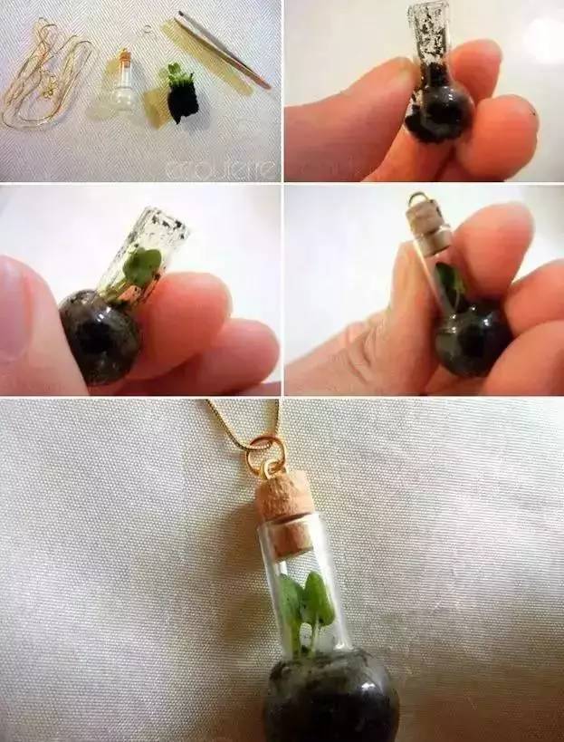 废旧小药瓶的温馨创意,别有一番情调.