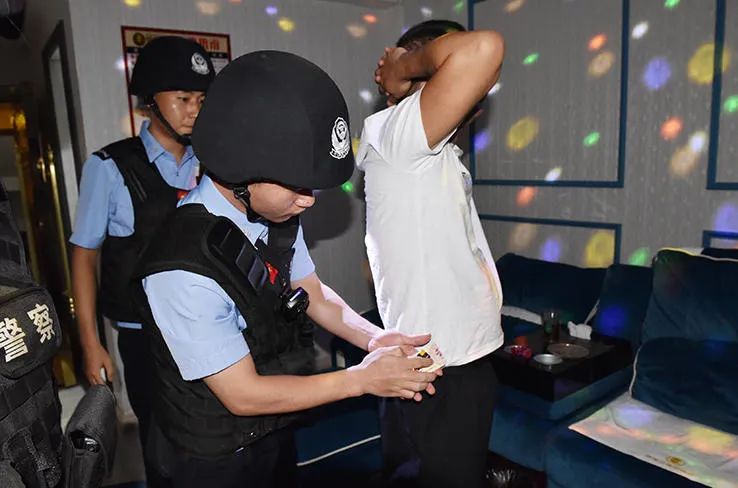 抓捕现场.警方供图