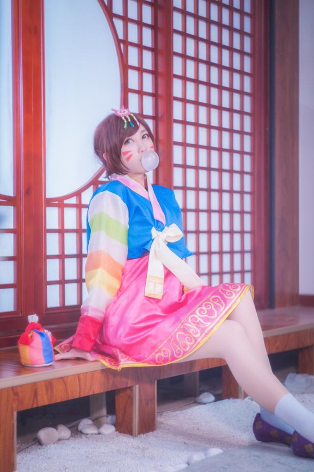 守望先锋dva宋哈娜cosplay