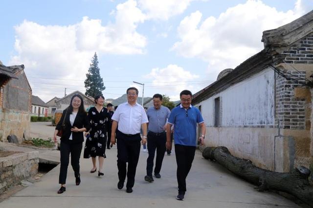 烟台市牟平区领导调研龙泉镇乡村文化旅游建设工作