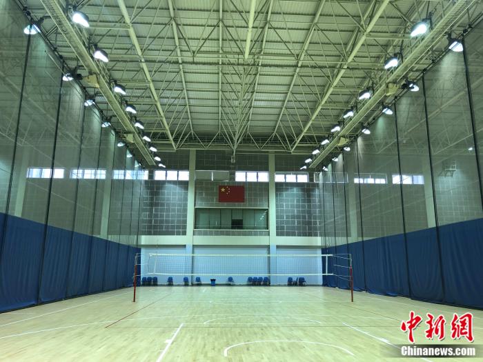 中国女排宁波北仑体育训练基地训练馆.方堃 摄