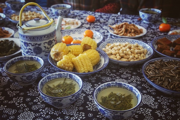 图说:蔡浜阿婆茶&nbsp; 采访对象供图(下同)