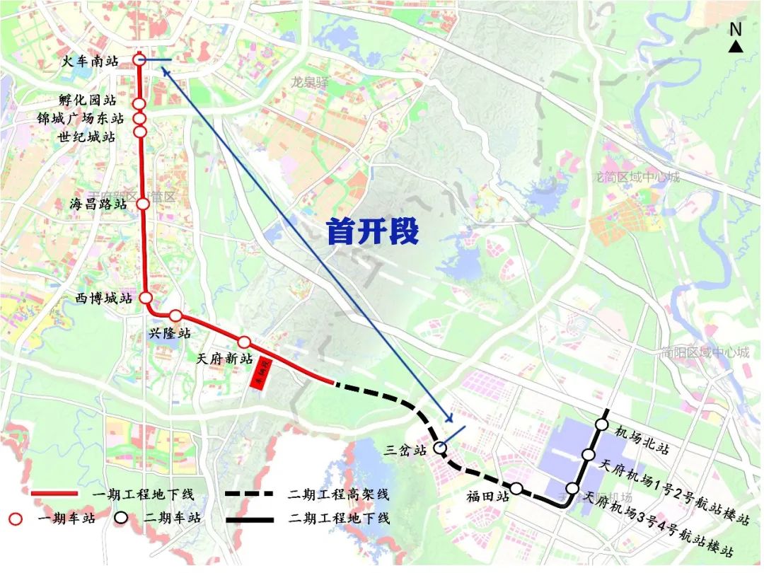 時速140 首個採用地鐵車輛的最快機場軌道快線·成都18號線開通運營