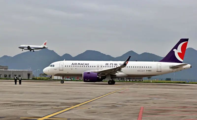 从9月28日起，澳门航空将恢复重庆直飞澳门往返航班。重庆江北国际机场供图