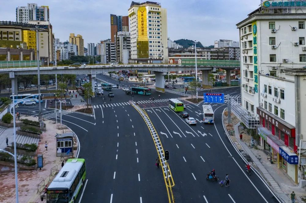 今天起,鹅岭立交桥改造完成全面通车