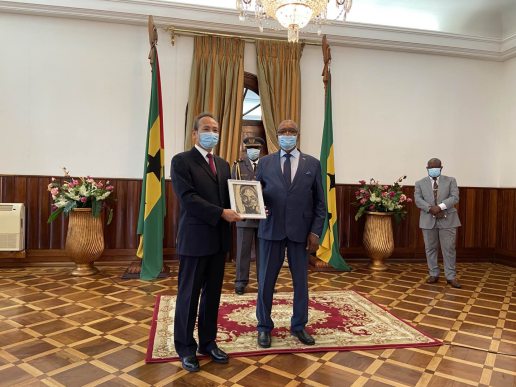 中国驻圣多美和普林西比大使馆官网图