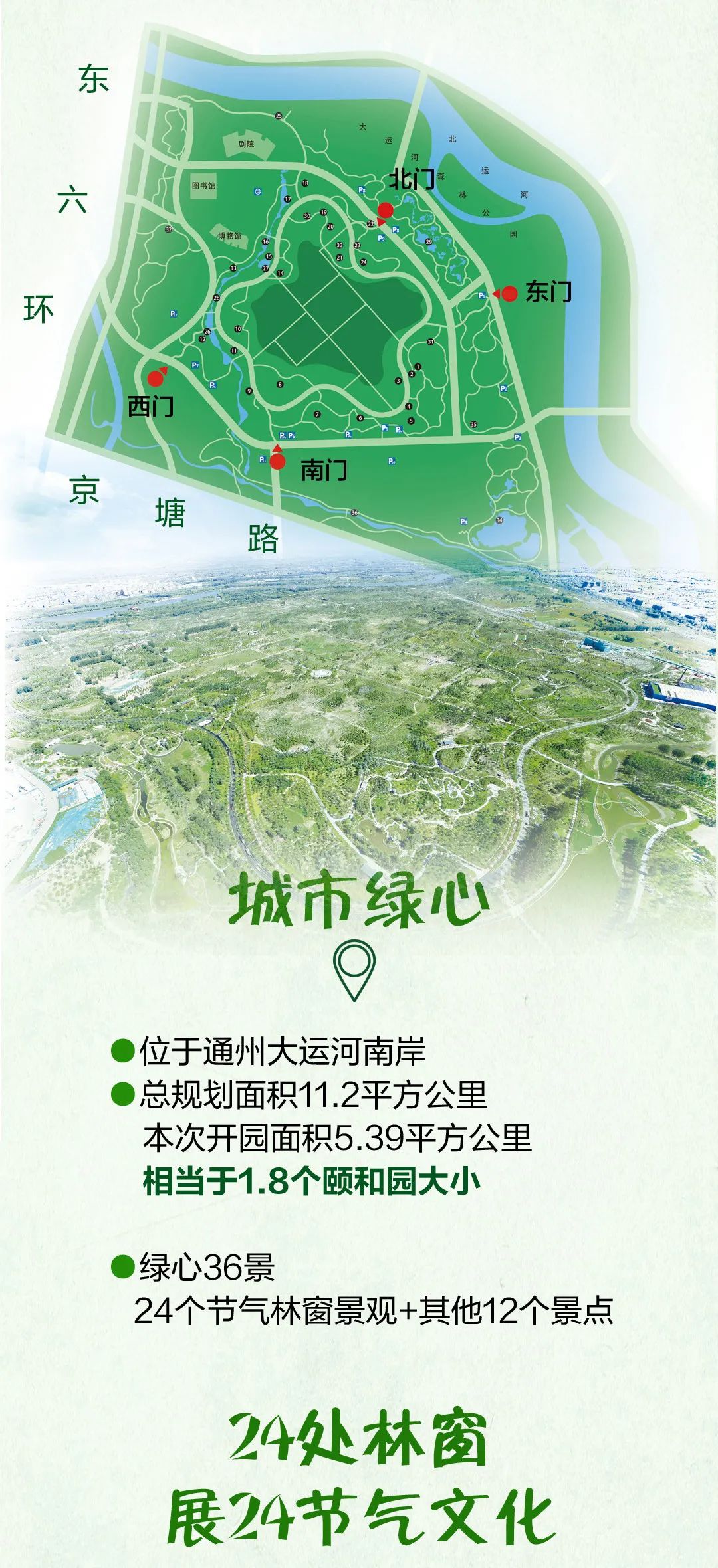 一园逛四季今天上午北京城市绿心森林公园开园