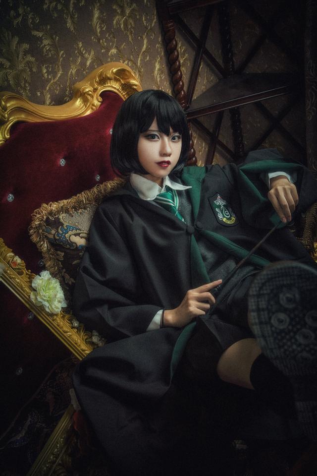 《哈利·波特》潘西·帕金森cosplay