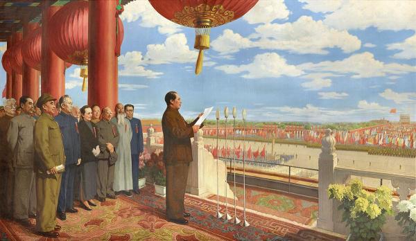 国庆节:三幅油画里的建国往事|独立宣言|巴士底狱|开国大典_新浪新闻