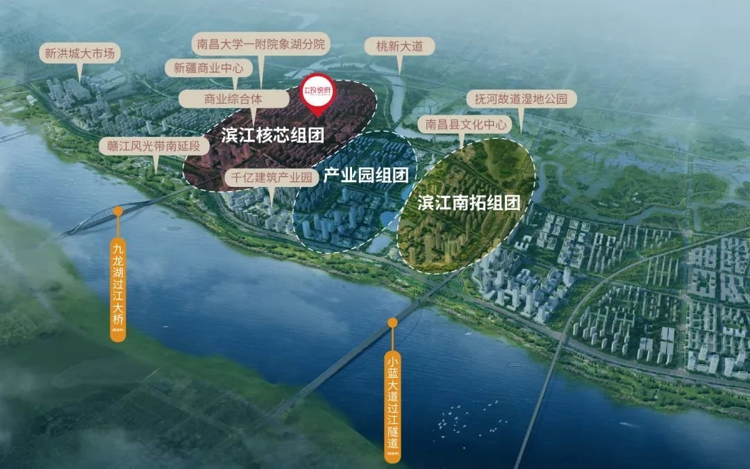 象湖滨江规划效果图图片