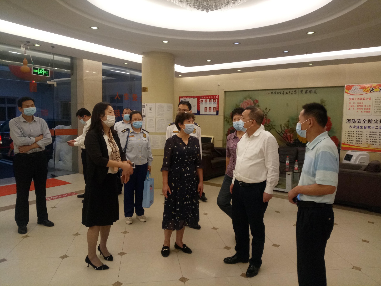 硚口区委书记刘丹平节前带队检查民办养老机构消防安全工作