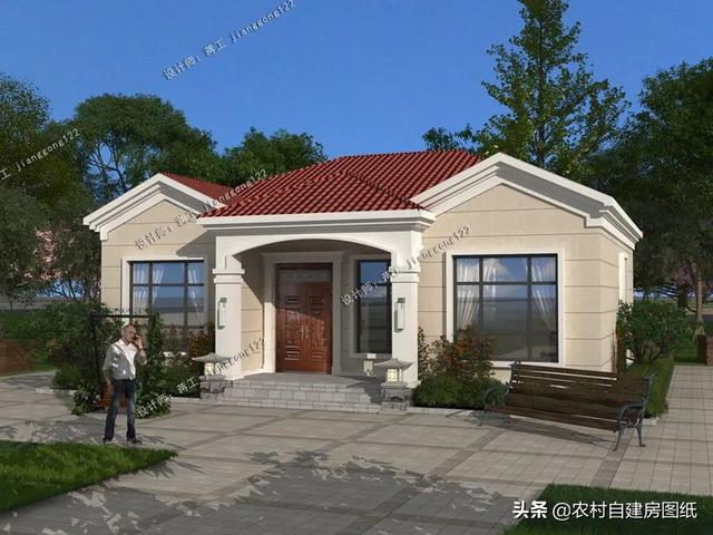 3款120平一层平房这才是真正农村养老房简单朴实让人羡慕