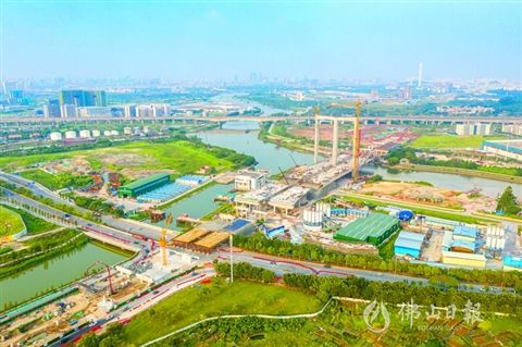 佛山番海大桥预计10月底合龙