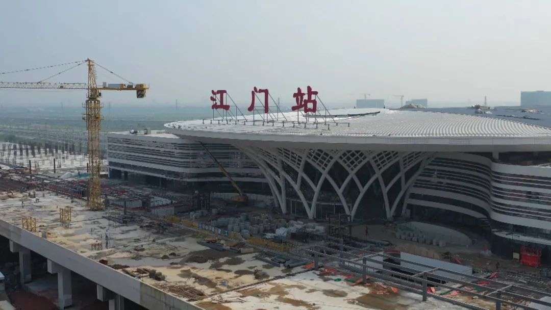 江门站挂牌了!-城际高铁-地铁族
