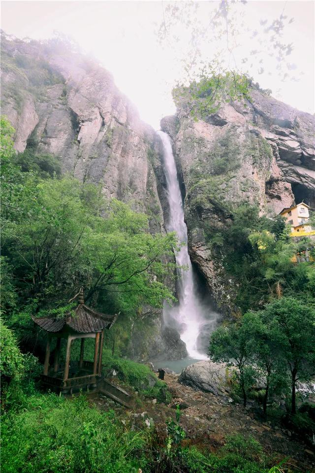罗带瀑|梅雨瀑|雁湖景区_新浪新闻