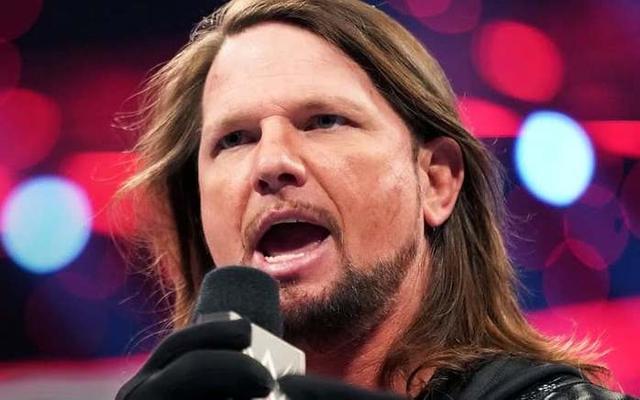 wwe现役选手,前洲际冠军,"传奇大师"aj·斯泰尔斯(aj styles)也对外