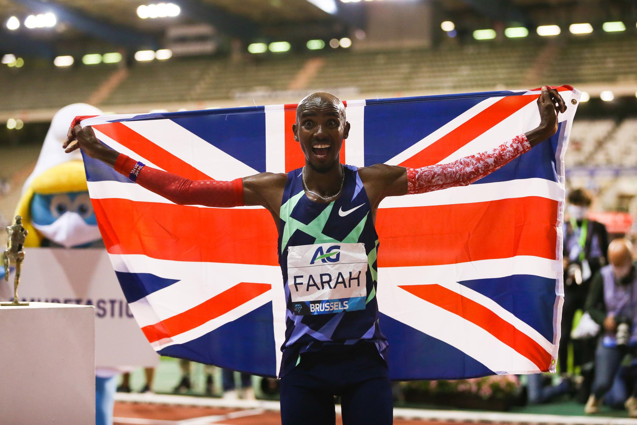 法拉赫,哈桑分别打破男,女1小时跑世界纪录