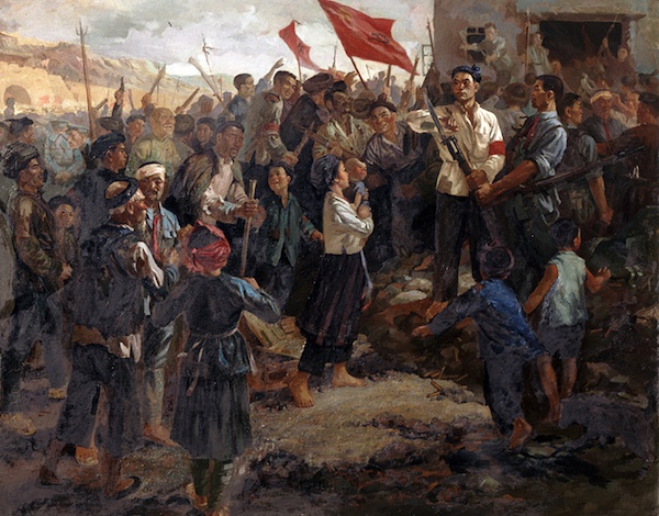 何克敌,刘汉,《百色起义》,222*174cm,1957年,中国人民革命军事博物馆