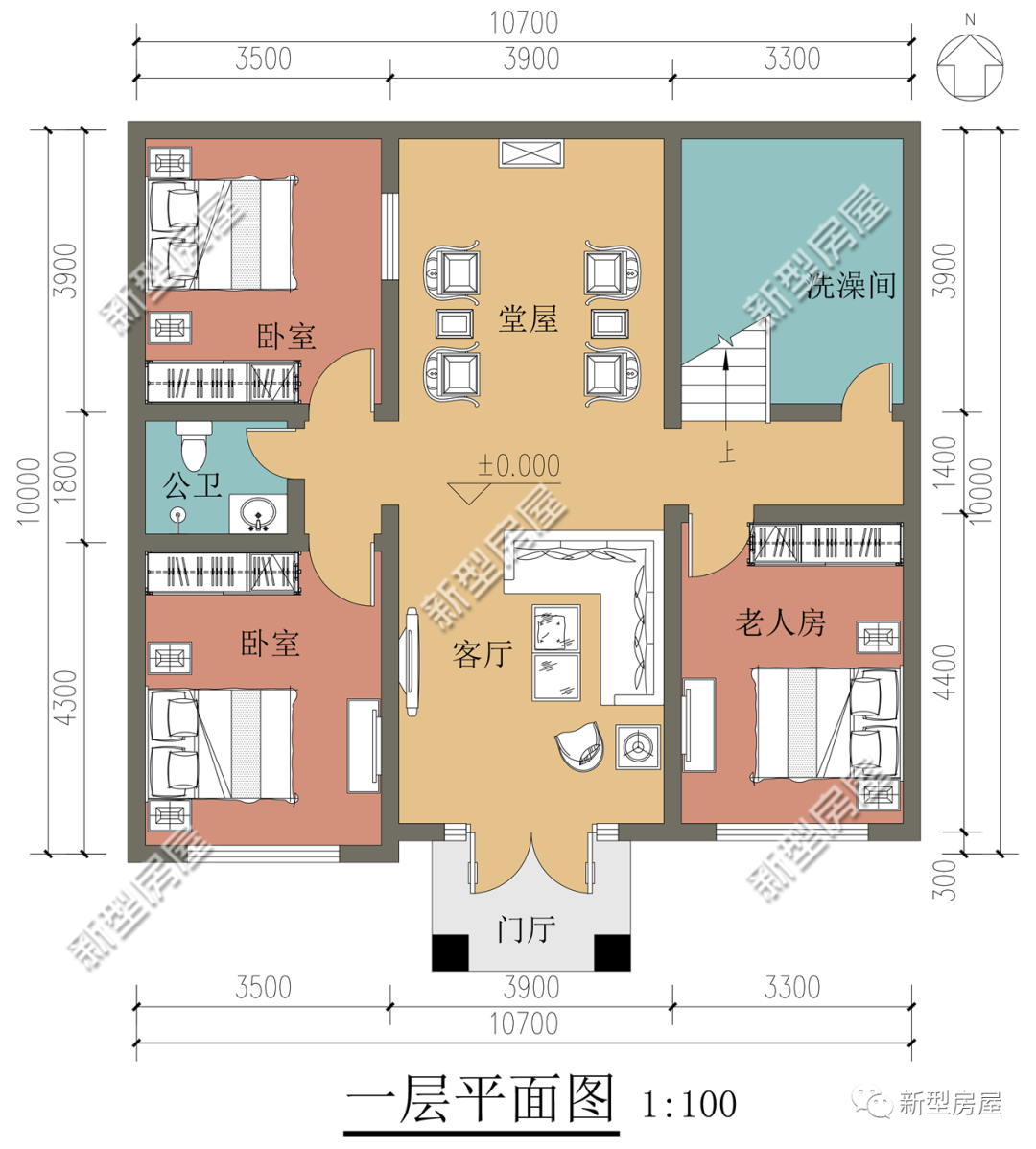 农村自建房,老人一定要的大堂屋,真的是"鸡肋"吗?